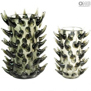 Spikes - Venezianische Vase - Original Muranoglas