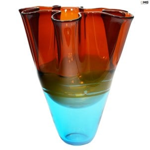 astra_vase_encalmo_amber_lightblue_original_ Murano_glass_omg8