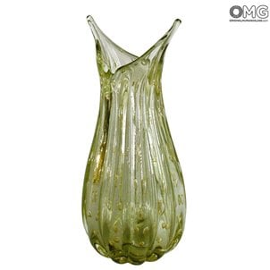 Fashion 60s Swallow Vase - Grey Venetian Glass Murano OMG®