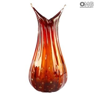 Fashion 60s Swallow Vase - Murano OMG® aus rotem venezianischem Glas