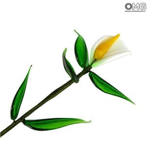 Big Calla Flower - Cristal de Murano original OMG