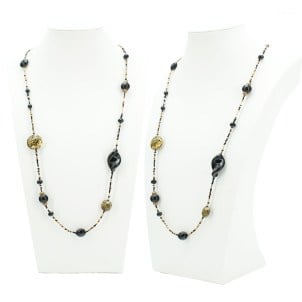 collar_esquí_negro_oro_original_cristal_murano_omg