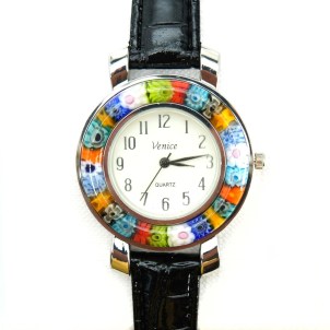 black_wristwatch_original_murano_glass_omg11
