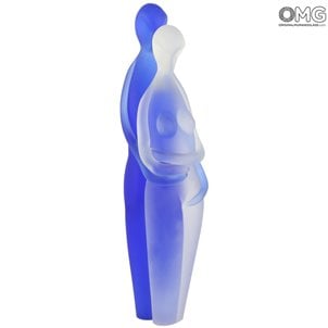 Blue Lovers - матовая поверхность - Original Murano Glass OMG