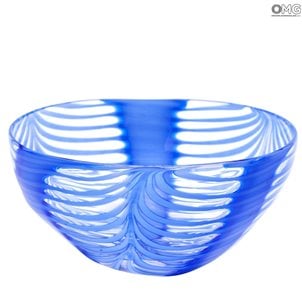 Bowl - Blue Floyd - Original Murano Glass OMG