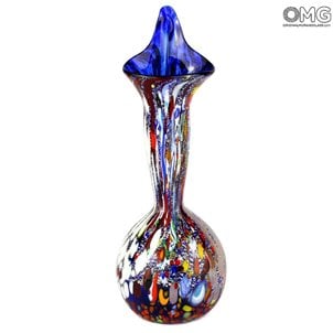 カンディンスキー花瓶-ブルー-オリジナルムラーノグラスOMG