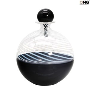 Flasche Parfüm - schwarz - Original Murano Glas OMG