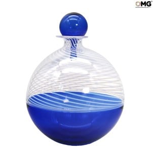 ボトル香水-青-オリジナルムラーノグラスOMG