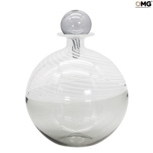 Botella de perfume - ahumado - Cristal de Murano original OMG