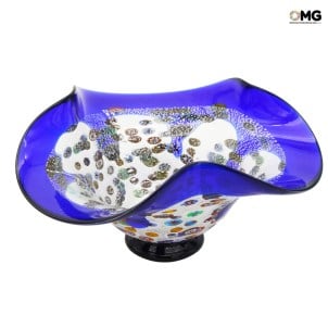 Drop Plate Murrine - Azul - Original Murano Glass OMG
