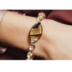 bracelet_gold_stone_beads_original_murano_glass_omg4