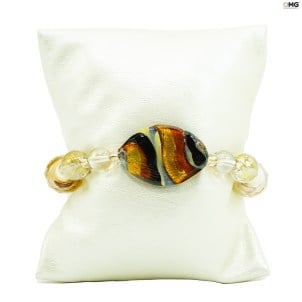 bracelet_gold_stone_beads_original_murano_glass_omg