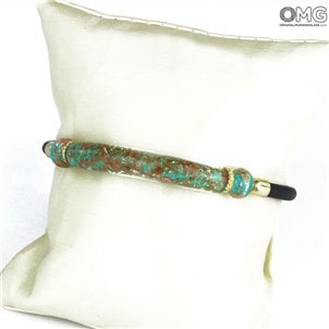 팔찌_long_pearl_green_murano_glass_2