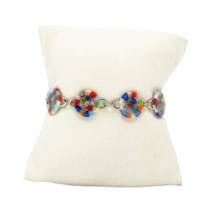 Bracelet with Murrine - Original Murano Glass OMG