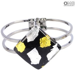 bracelet_square_silver_gold_murano_glass_1