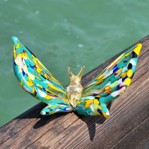 Butterfly Figurine - Murano glass Handmade