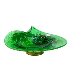 Centro de mesa Bell Bowl - Verde - Cristal de Murano original OMG