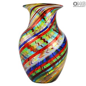 canes_vase_green_red_murano_glass_1