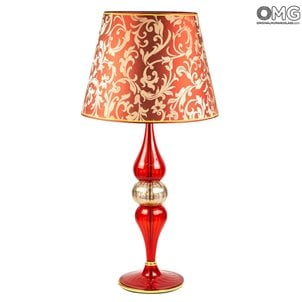Lampe de table Carnation - Verre de Murano d'origine soufflé
