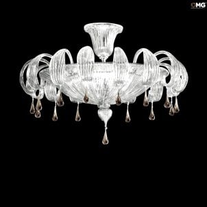 ميلفا - مصباح سقف - زجاج مورانو الأصلي OMG