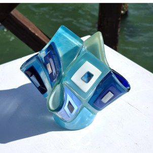 Centerpiece - Mondrian - B - Original Murano Glass OMG