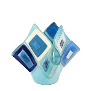 Centerpiece - Mondrian - B - Original Murano Glass OMG