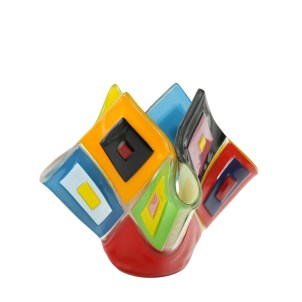 Centerpiece - Mondrian - A - Original Murano Glass OMG