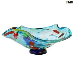 Centro de mesa Bowl Millefiori Cezanne - Plato de cristal de Murano