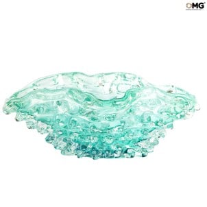 荊棘花瓶 - 淺藍色 - 中心裝飾品 - Original Murano Glass OMG