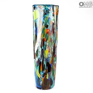 فازة سيزان - متعددة الألوان - زجاج مورانو الأصلي OMG