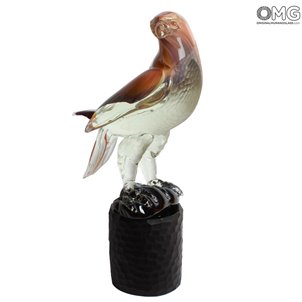 Escultura de águila - Estatua de cristal - Origen Cristal de Murano OMG