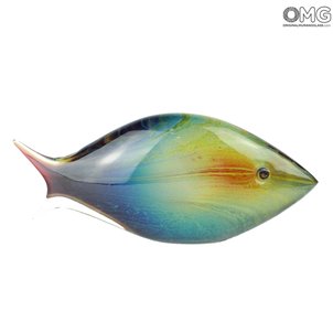 Fish Abstract Sculpture Murano Glass