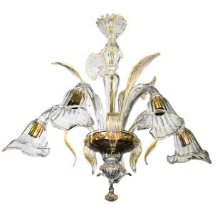 chandelier_calla_gold_original_ Murano_glass_omg6