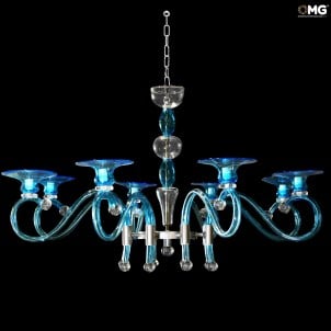 Araña veneciana Londra - Moderna - Cristal de Murano original omg