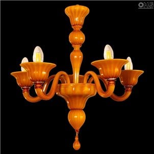 威尼斯枝形吊燈-南瓜-原始穆拉諾玻璃
