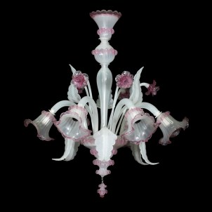 chandelier_pink_milk_elio_original_ Murano_glass_omg