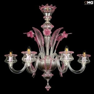 威尼斯枝形吊燈 - Ca Foscari - Original Murano Glass - 粉紅色