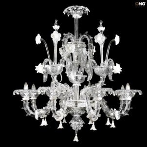 الثريا_rezzonico_white_flower_original_murano_glass_omg_venetian