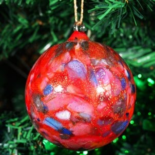 décoration_boule_de_noel_rouge_or_original_verre_de_murano_omg