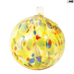 bola_de_navidad_decoración_amarilla_original_murano_glass_omg