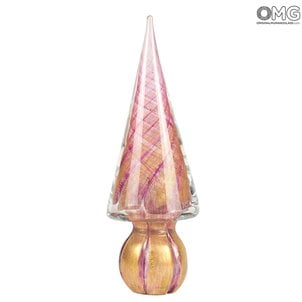 Christmas_pink_tree_original_murano_glass_gold