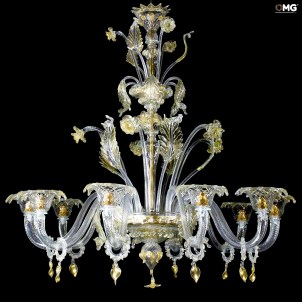 Venetian Chandelier Classic Big Fiorito - Original Murano Glass OMG Venetian Chandelier Classic Big Fiorito - Original Murano Glass OMG