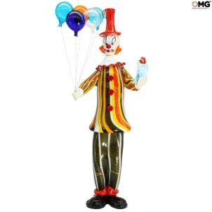 Clown figurine - Big size - Original Murano Glass OMG