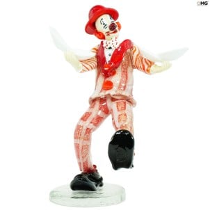 Figurine Clown - Blinky - Original Murano Glass OMG