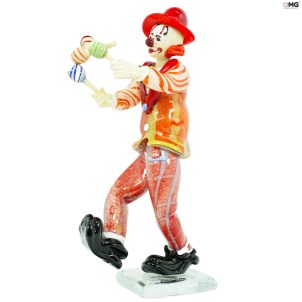 Figurine Clown - Curly - Original Murano Glass OMG
