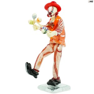clown_juggler_red_original_murano_glass_omg