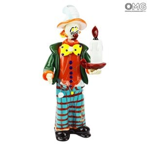 clown_with_candel_murano_glass_omg_clown