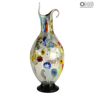 Vases Collection In Original Murano Glass Blown In Venice