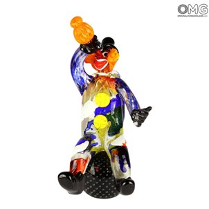 Clowns Collection Ornamental Original Murano Glass Omg