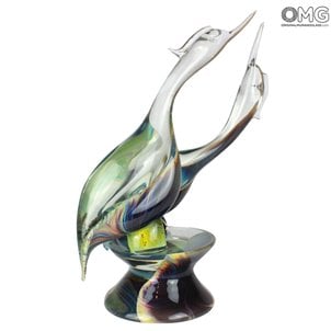 cormoranes_chalcedony_sculpture_original_murano_glass_1
